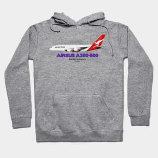 Airbus A380-800 - Qantas Airways Hoodie